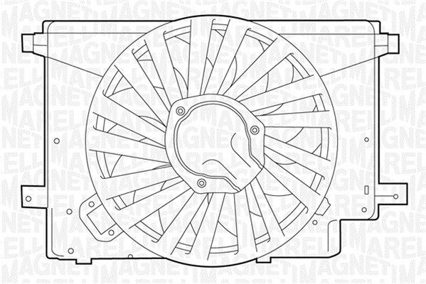 MAGNETI MARELLI ventiliatorius, radiatoriaus 069422242010